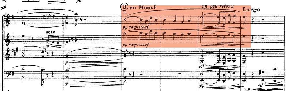 Ravel: Pavane pour une infante defunte, excerpt 5 Ravel: Pavane pour une infante defunte, excerpt 5