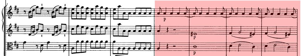 Mozart K504 - Mov 1 analysis - ex.16 Mozart K504 - Mov 1 analysis - ex.16