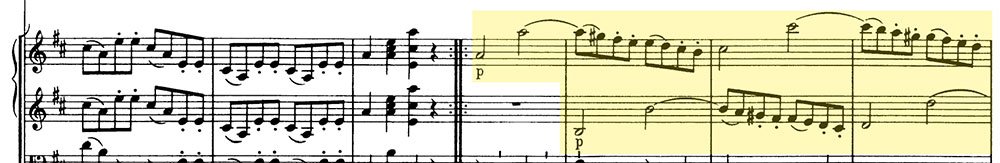 Mozart K504 - Mov 1 analysis - ex.24 Mozart K504 - Mov 1 analysis - ex.24