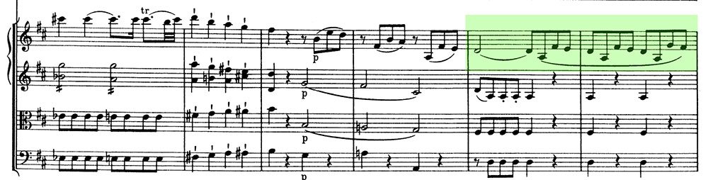 Mozart K504 - Mov 1 analysis - ex.34 Mozart K504 - Mov 1 analysis - ex.34