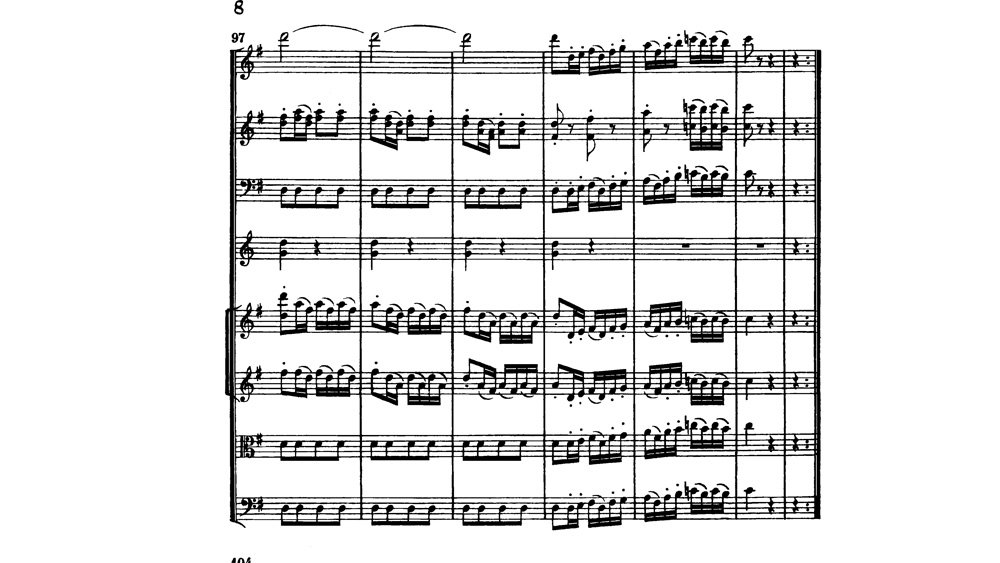 Haydn - Symphony n.88 - movement 1 - ex 12 Haydn - Symphony n.88 - movement 1 - ex 12