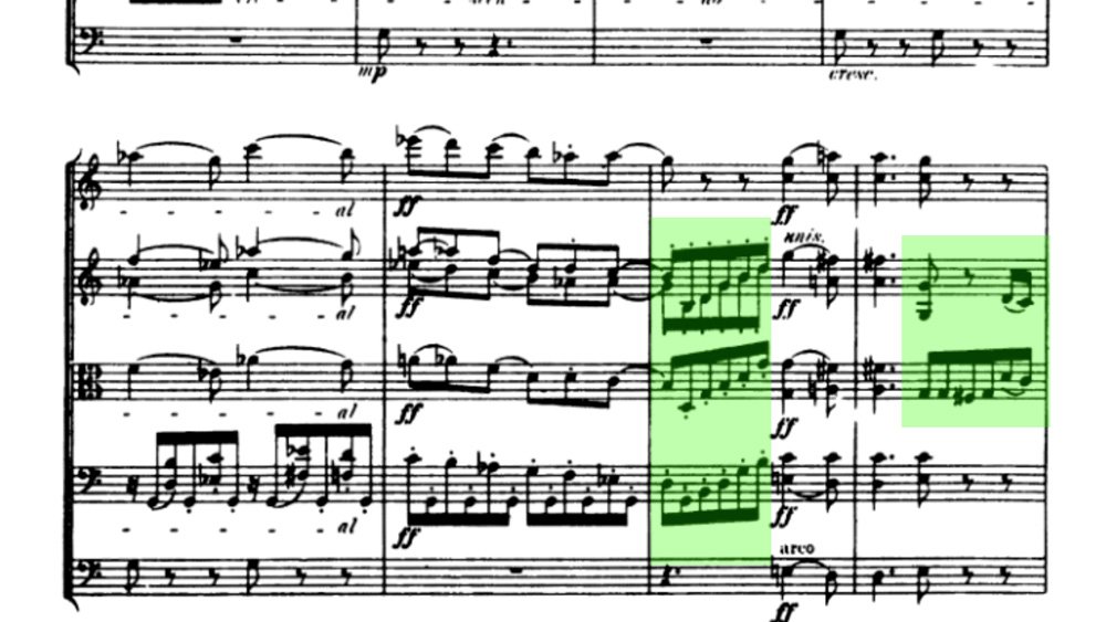 Tchaikovsky Serenade for strings analysis mov1 ex6 Tchaikovsky Serenade for strings analysis mov1 ex6