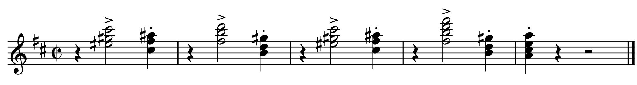 How to conduct syncopations - ex.3 How to conduct syncopations - ex.3