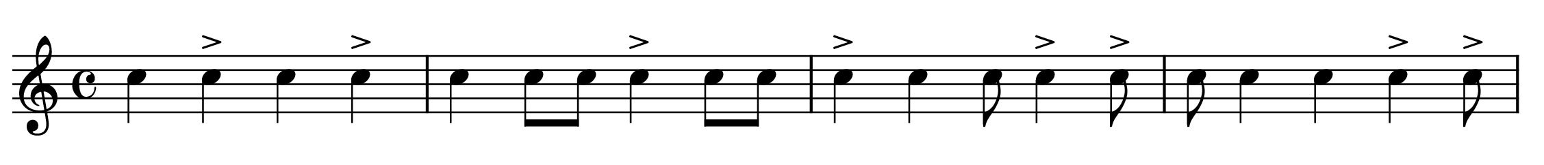 How to practice syncopations - ex.1 How to practice syncopations - ex.1