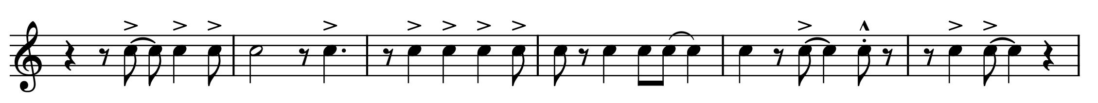 How to practice syncopations - ex.3 How to practice syncopations - ex.3